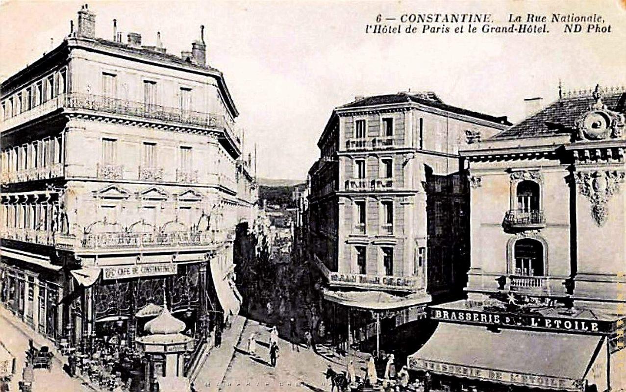 Constantine - Rue Nationale - Hotel de Paris et Grand-Hotel.jpg